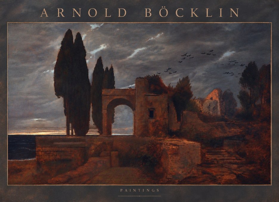 Arnold Böcklin Villa by the Sea I No6 - Poster