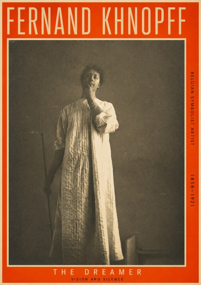 Fernand Khnopff The Dreamer No2 - Poster