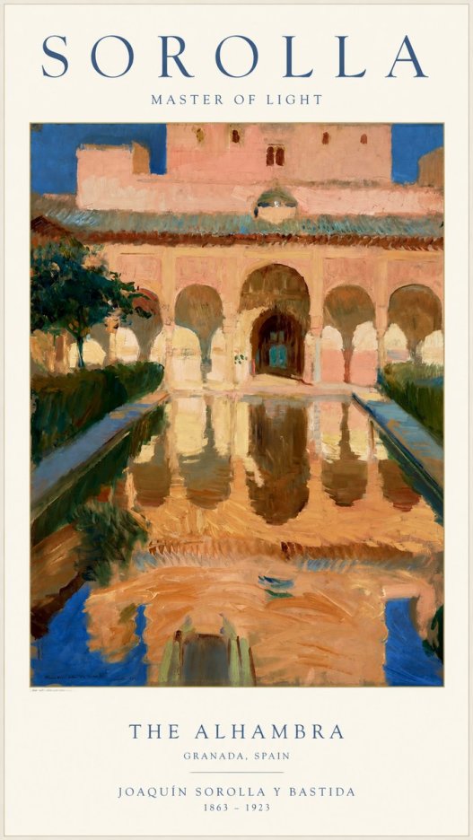 Sorolla The Alhambra No1 - Poster