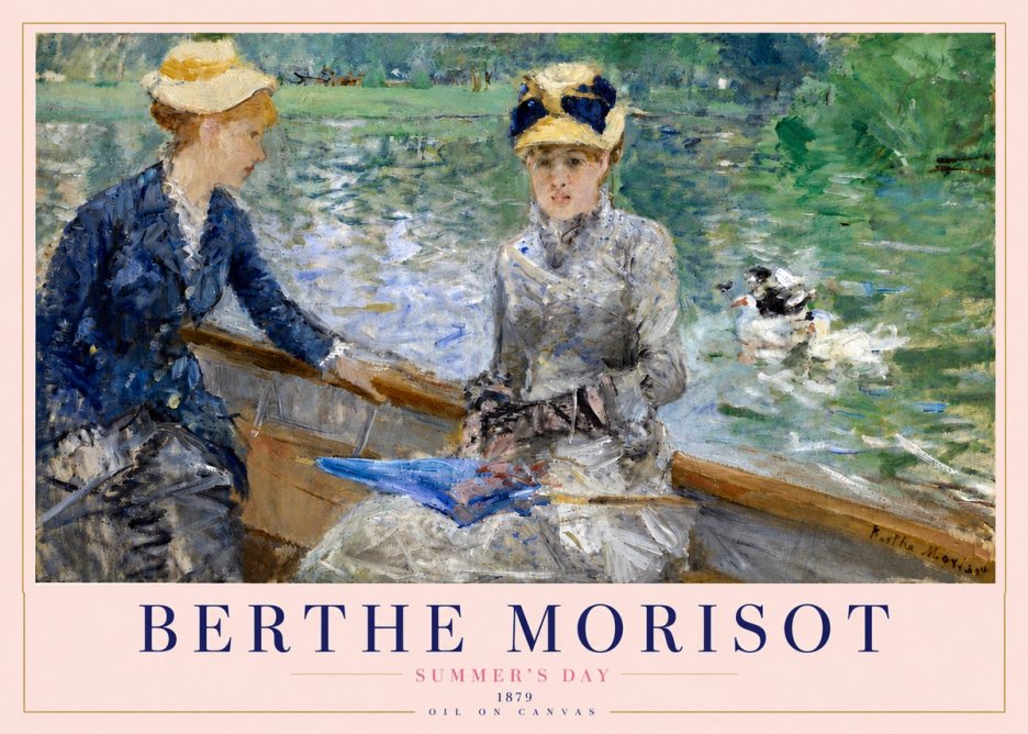 Berthe Morisot Summer's Day No4 - Poster