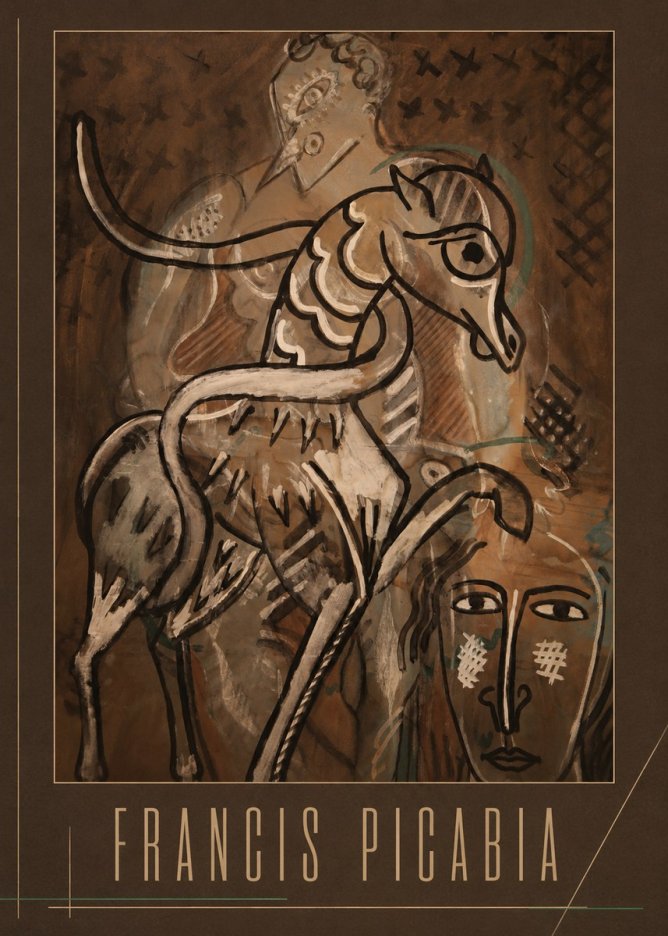 Francis Picabia Stylized Figures and Horse No2 - Poster