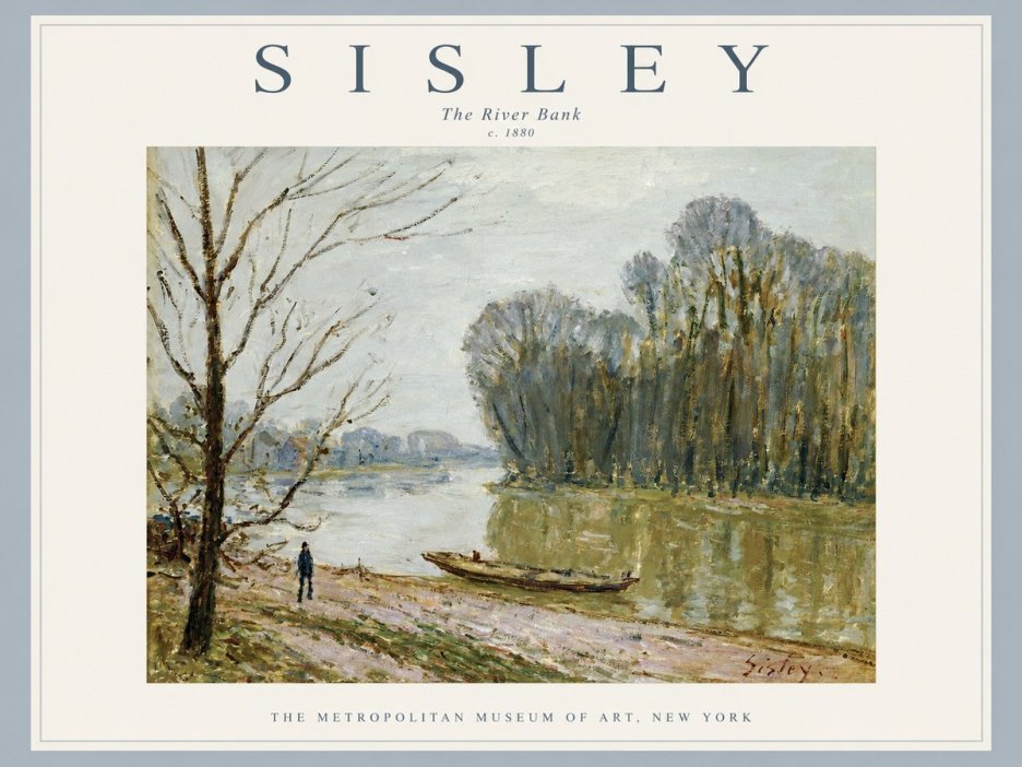 Sisley The River Bank II No2 - Poster
