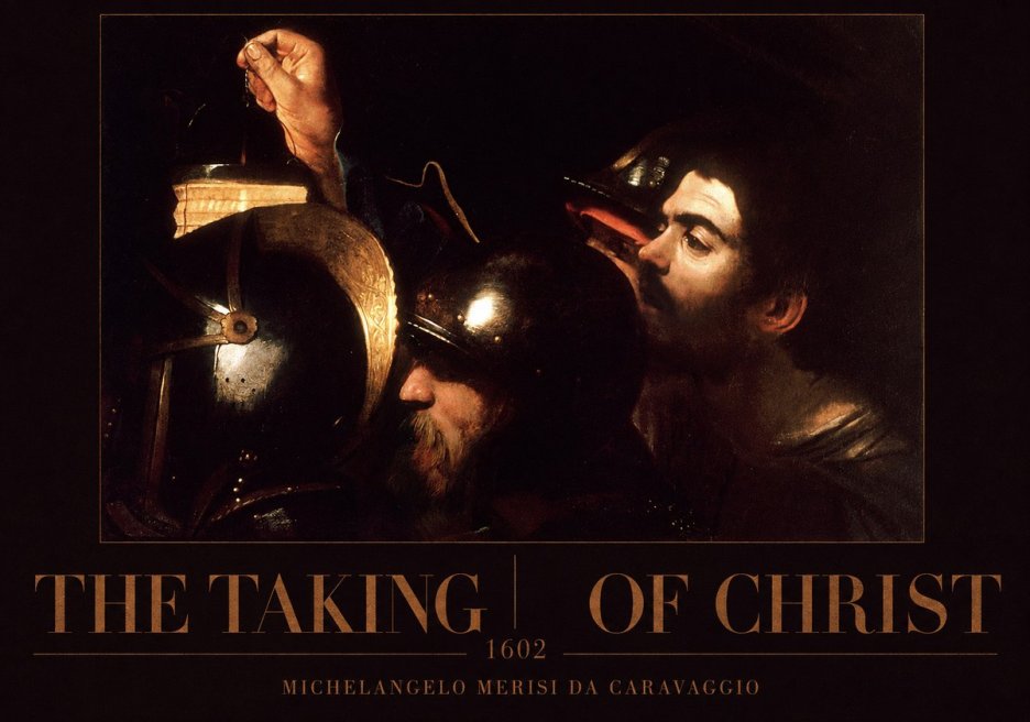 Michelangelo Merisi da Caravaggio The Taking of Christ I No3 - Poster