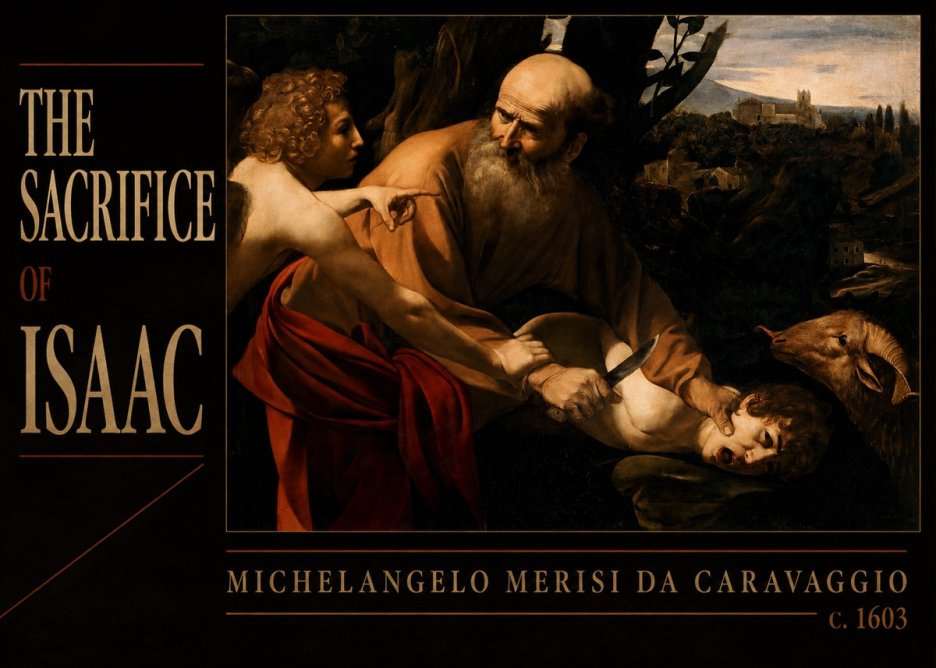Michelangelo Merisi da Caravaggio The Sacrifice of Isaac I No6 - Poster