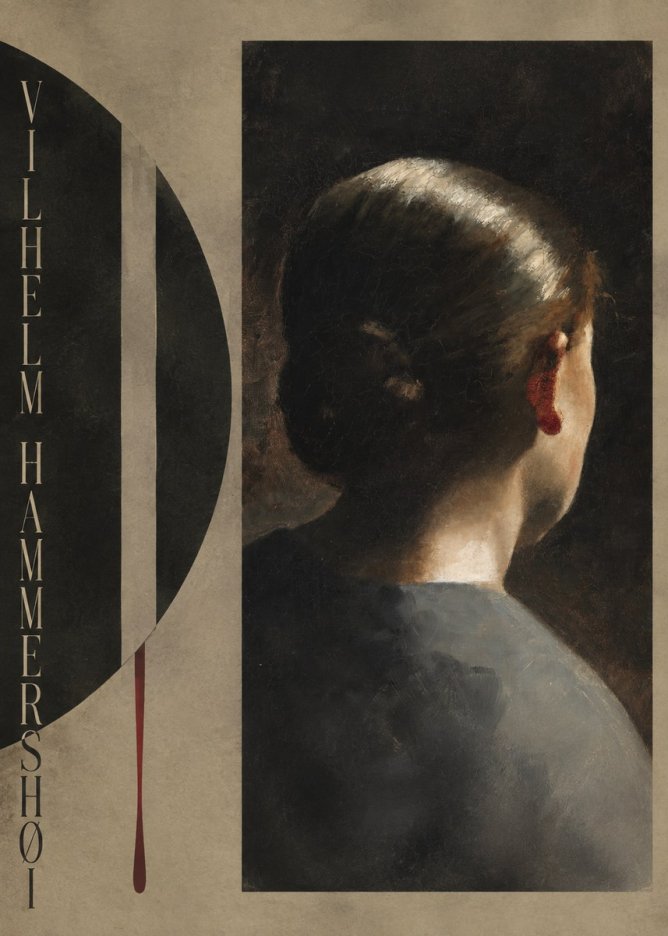 Vilhelm Hammershøi Woman from Behind No5 - Poster
