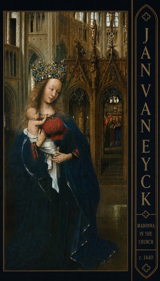 Jan van Eyck Madonna in the Church I No4 - Poster