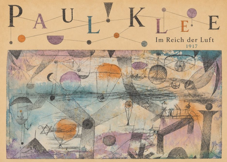 Paul Klee Im Reich Der Luft No6 - Poster