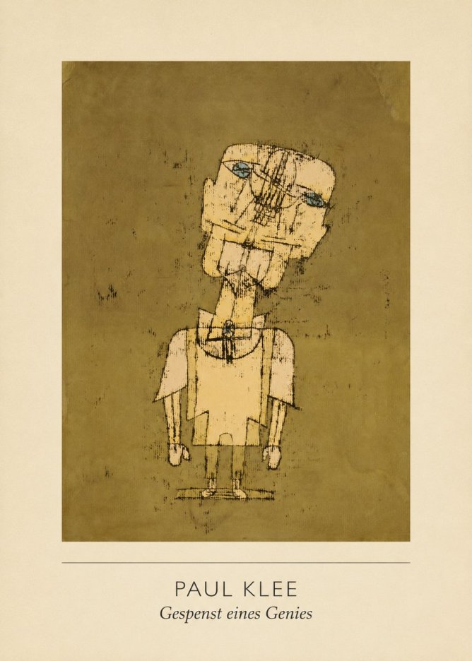 Paul Klee Gespenst Eines Genies No4 - Poster
