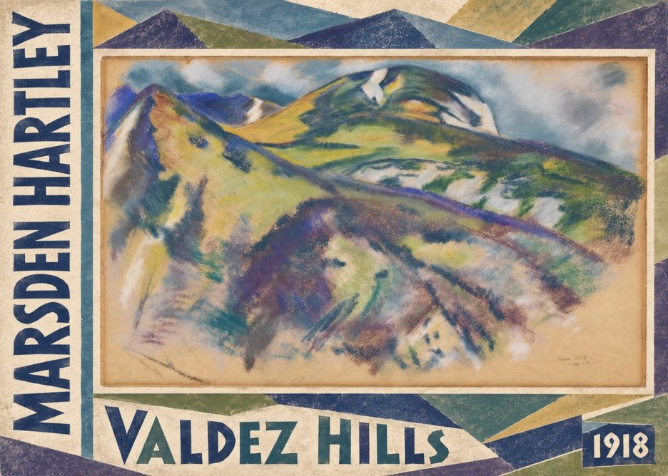 Marsden Hartley Valdez Hills No6 - Poster