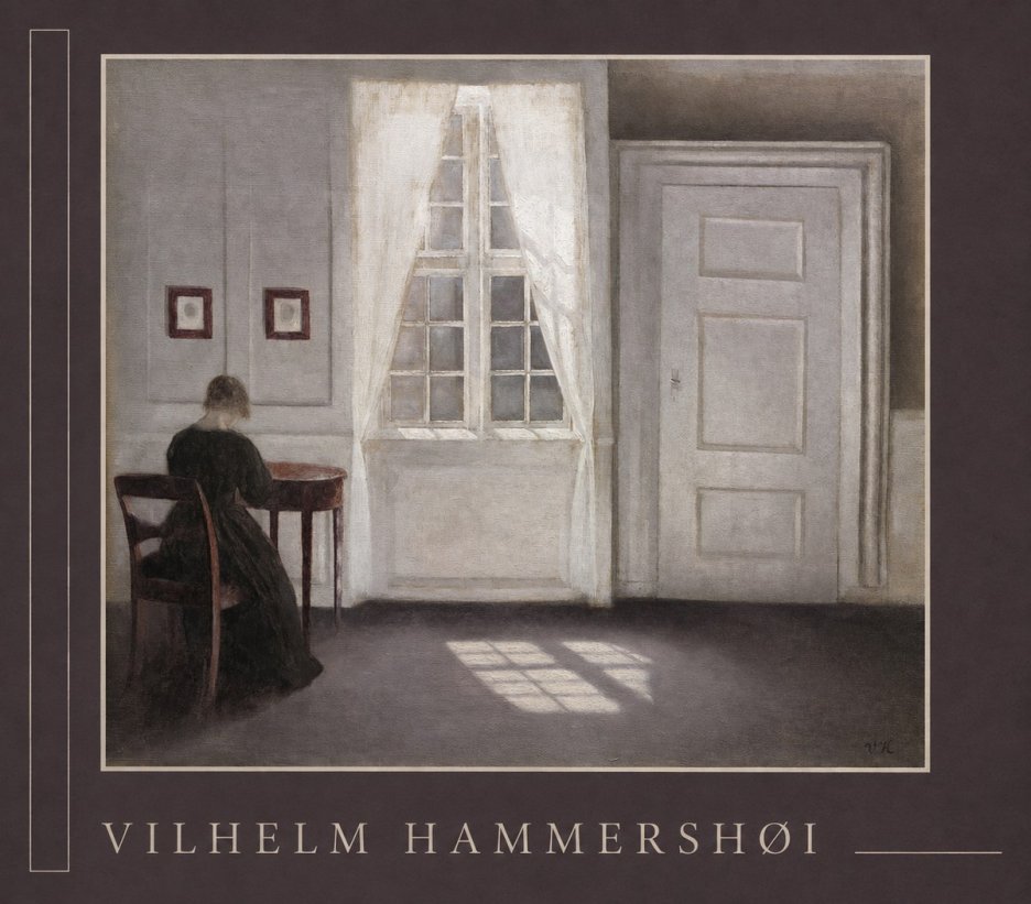 Vilhelm Hammershøi Interior with a Woman at a Table No4 - Poster