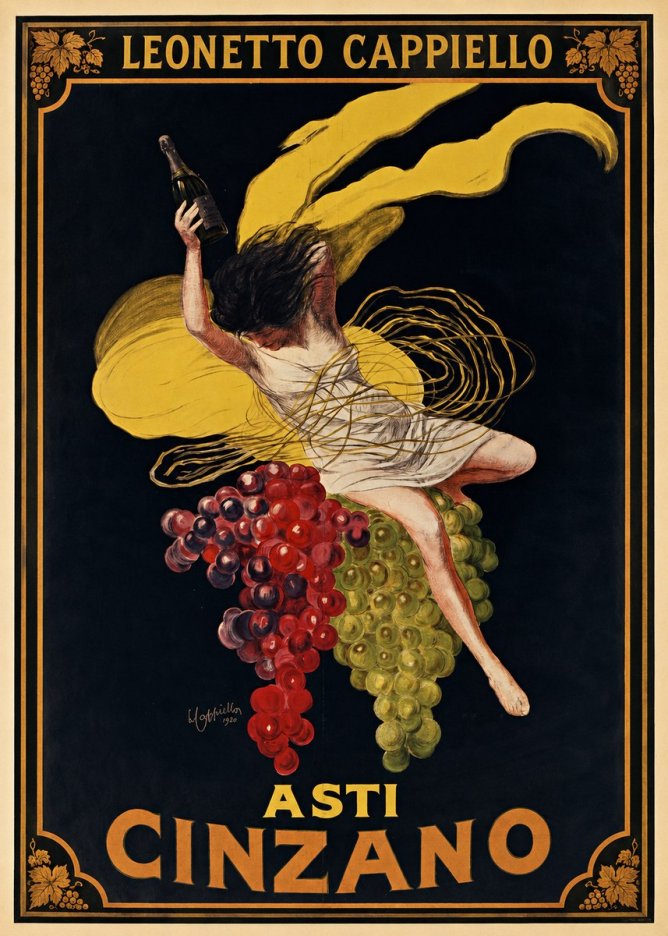 Leonetto Cappiello Asti Cinzano I No1 - Poster