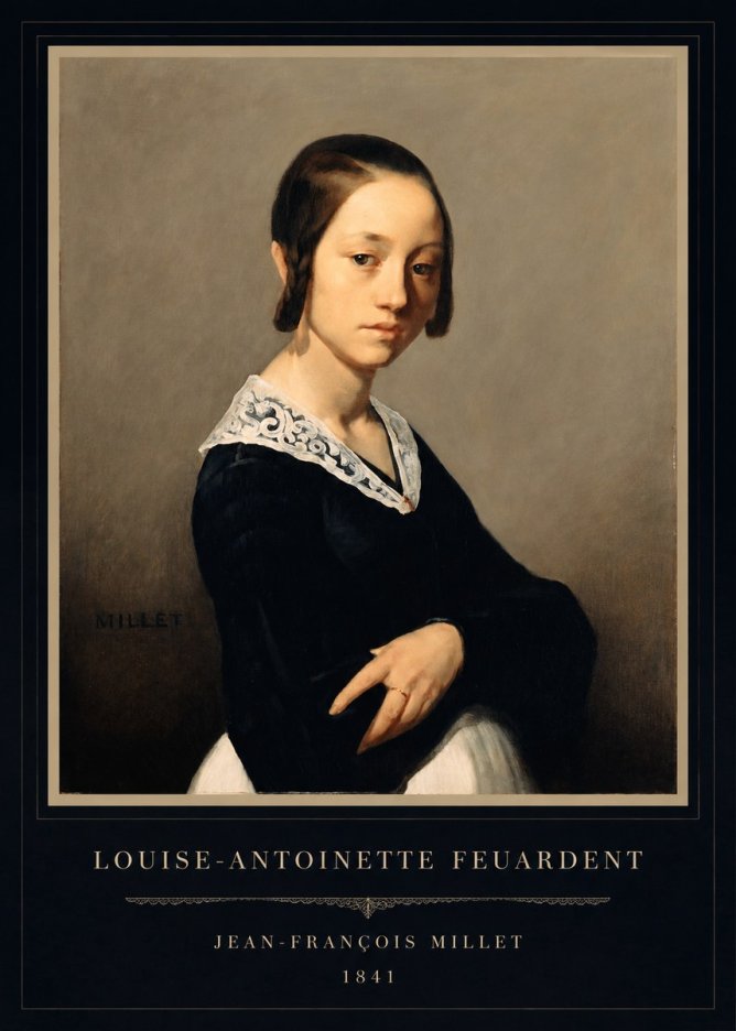 Jean-François Millet Louise-antoinette Feuardent No4 - Poster