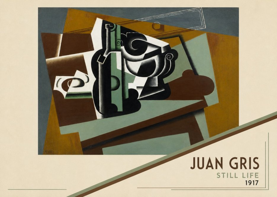 Juan Gris Still Life I No3 - Poster