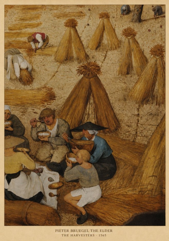 Pieter Bruegel The Harvesters I No4 - Poster