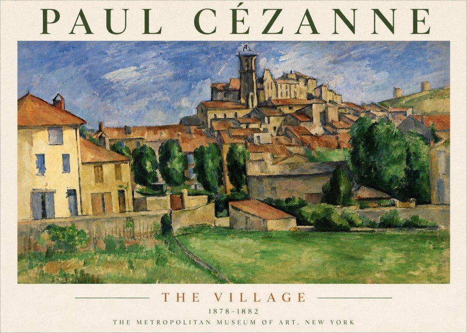 Paul Cézanne The Village I No4 - Poster