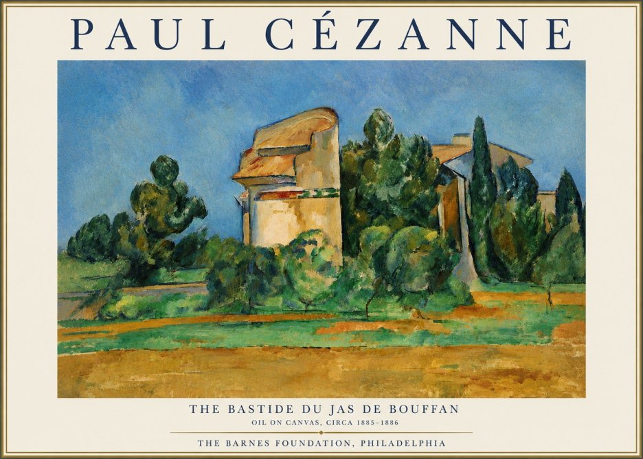 Paul Cézanne The Bastide Du Jas De Bouffan No3 - Poster