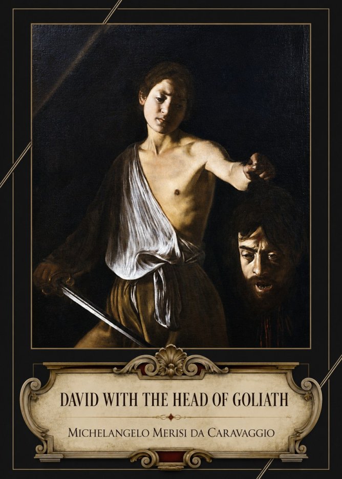 Michelangelo Merisi da Caravaggio David with the Head of Goliath II No2 - Poster