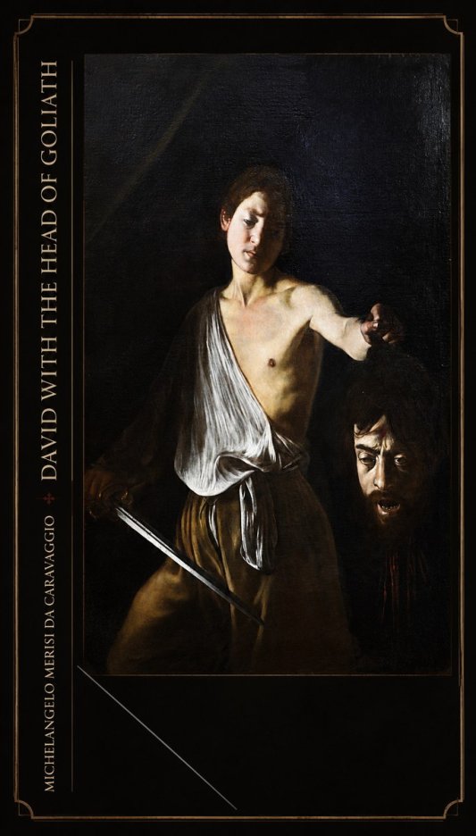 Michelangelo Merisi da Caravaggio David with the Head of Goliath II No3 - Poster
