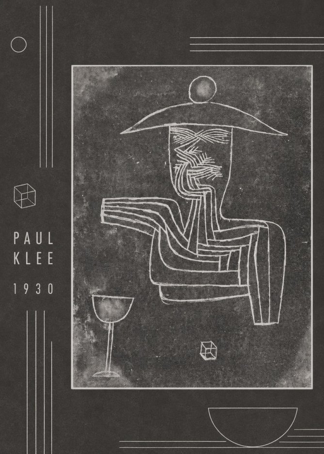 Paul Klee Figure of a Seer No2 - Poster