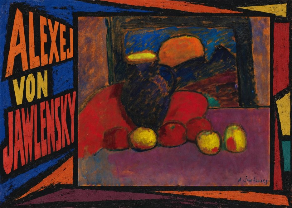 Alexej von Jawlensky Still Life with Vase and Fruit No3 - Poster