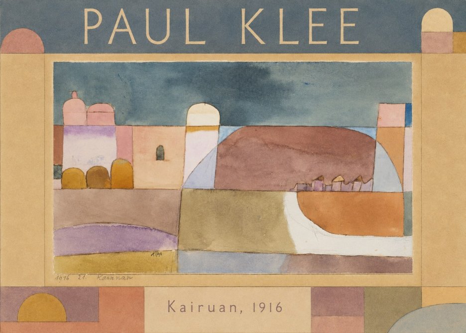 Paul Klee Kairuan, 1916 No3 - Poster