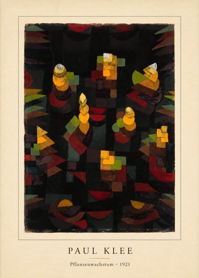 Paul Klee Pflanzenwachstum No4 - Poster