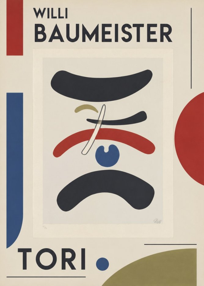 Willi Baumeister Tori No2 - Poster