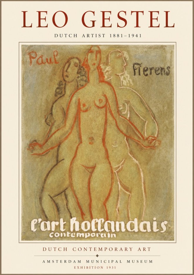 Leo Gestel L'art Hollandais Contemporain II No1 - Poster