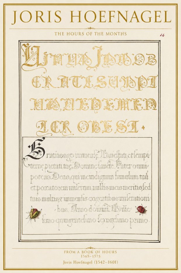 Joris Hoefnagel Gratias Tibi Agimus No1 - Poster