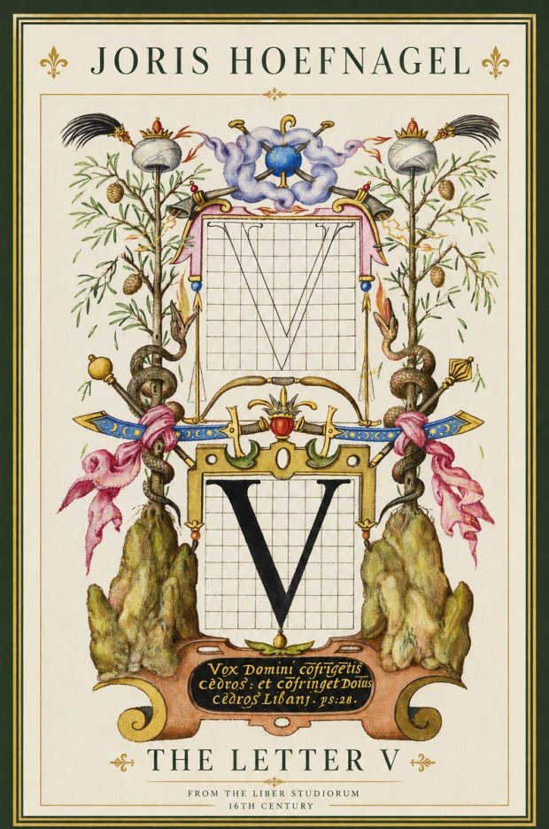 Joris Hoefnagel The Letter V No2 - Poster