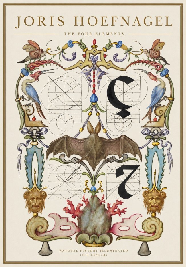Joris Hoefnagel The Four Elements I No1 - Poster