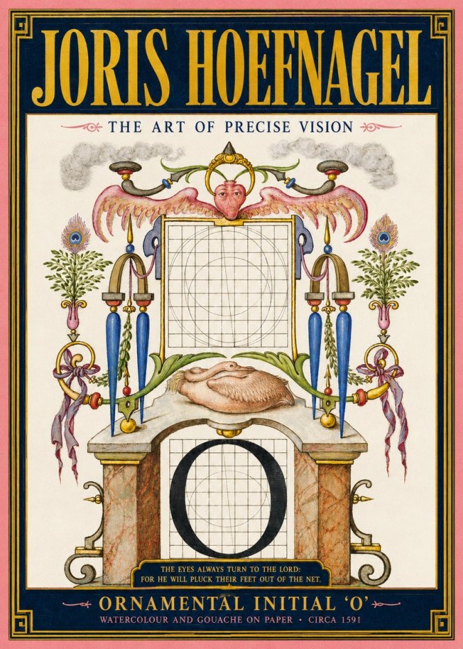 Joris Hoefnagel Ornamental Initial 'O' No2 - Poster