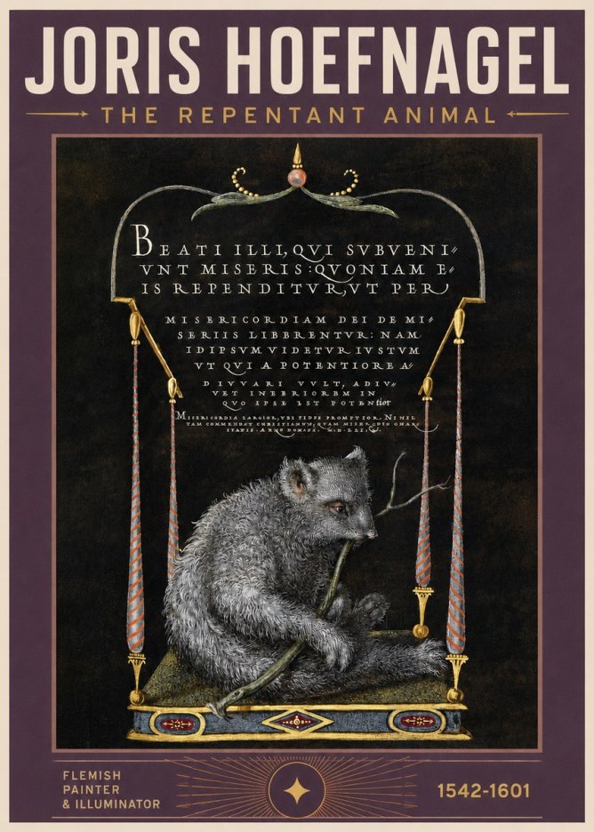 Joris Hoefnagel The Repentant Animal No2 - Poster