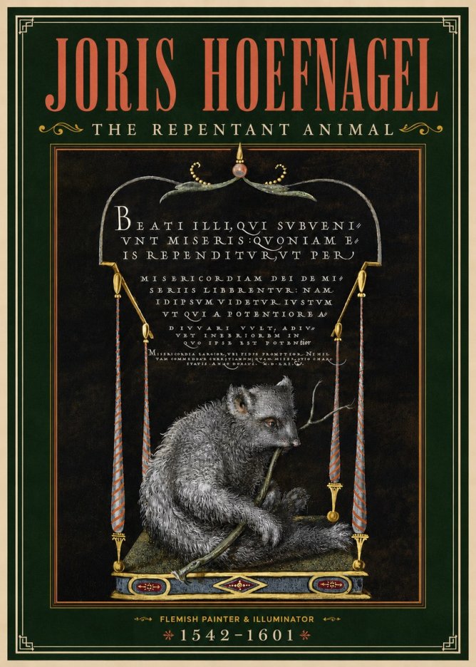 Joris Hoefnagel The Repentant Animal No4 - Poster