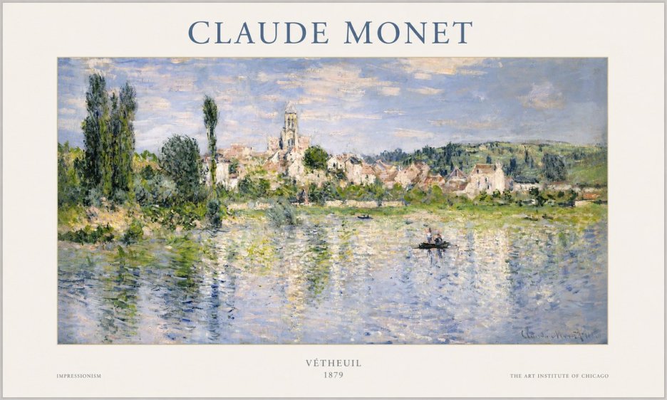 Monet Vétheuil No1 - Poster