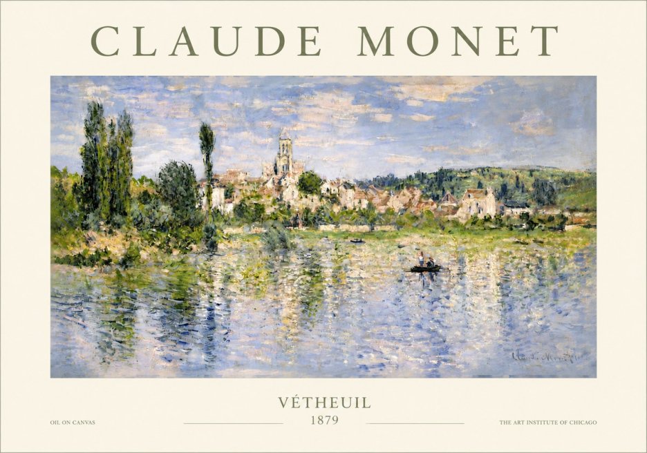 Monet Vétheuil No3 - Poster