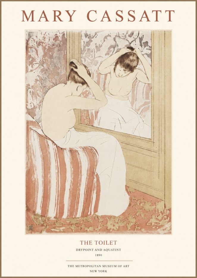 Mary Cassatt The Toilet No1 - Poster