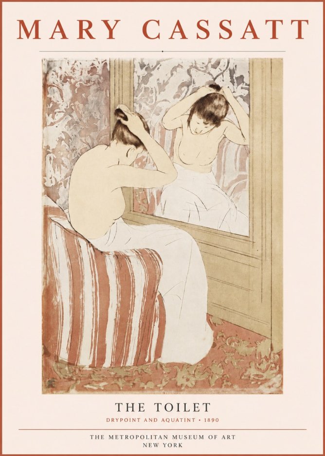 Mary Cassatt The Toilet No3 - Poster