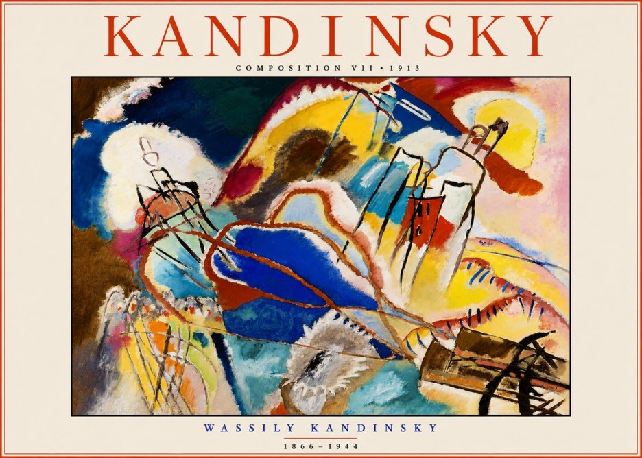 Kandinsky Composition Vii I No3 - Poster