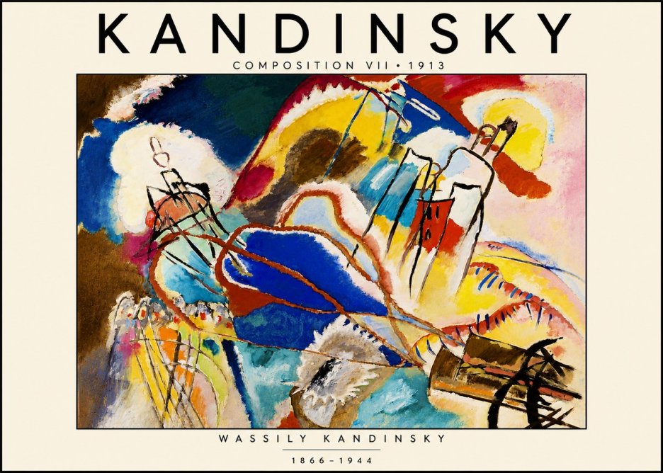 Kandinsky Composition Vii I No4 - Poster