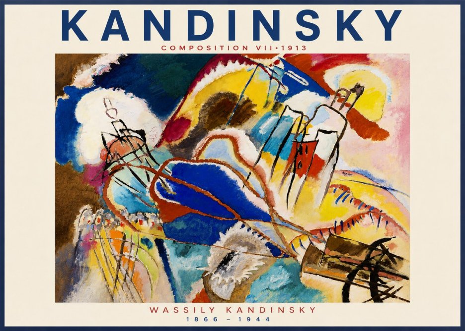 Kandinsky Composition Vii I No5 - Poster