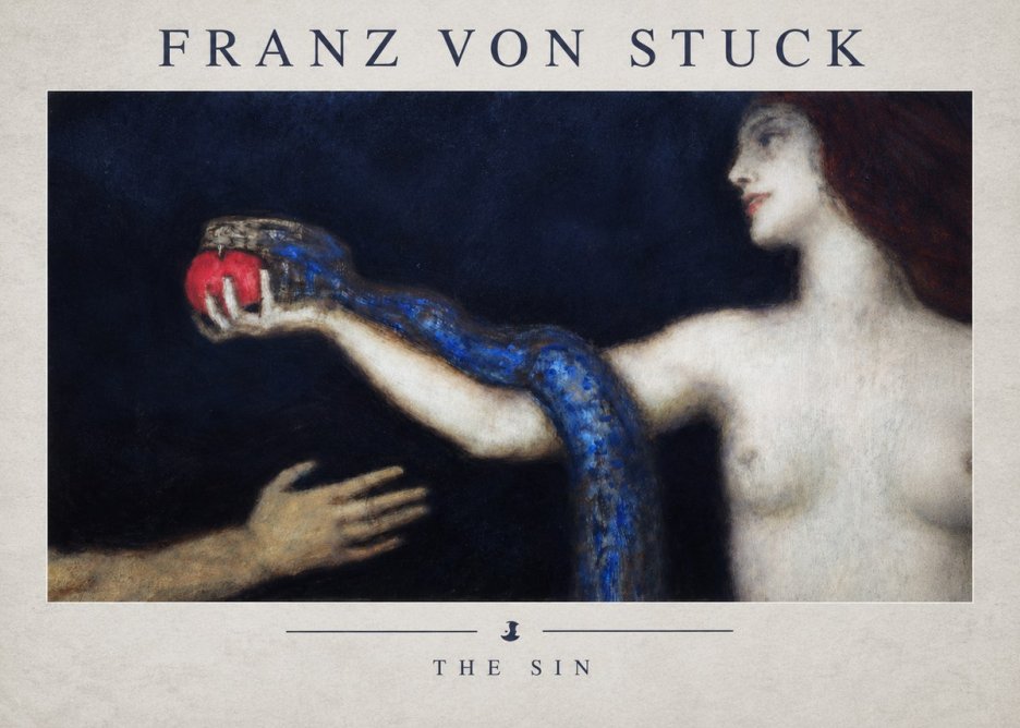 Franz von Stuck The Sin I No2 - Poster