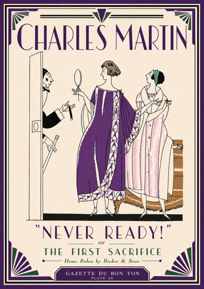 Charles Martin Never Ready! or the First Sacrifice No6 - Poster