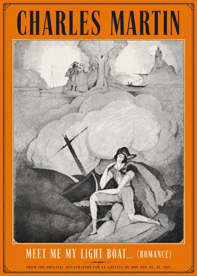 Charles Martin Meet Me My Light Boat... (Romance) No4 - Poster
