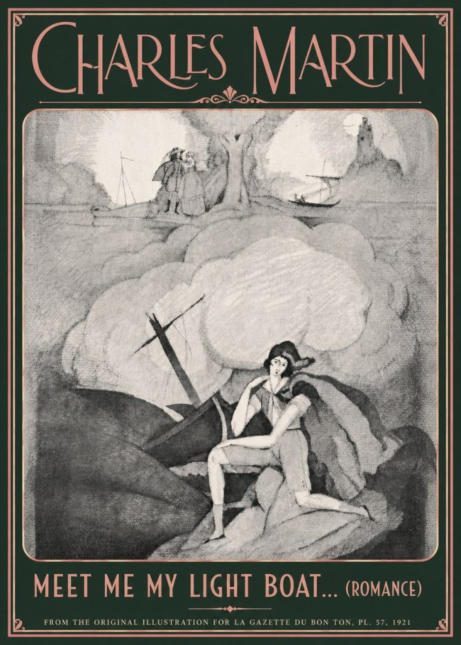 Charles Martin Meet Me My Light Boat... (Romance) No6 - Poster