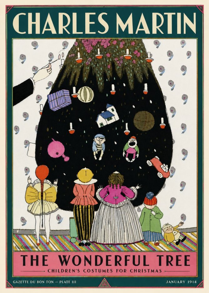 Charles Martin The Wonderful Tree No6 - Poster