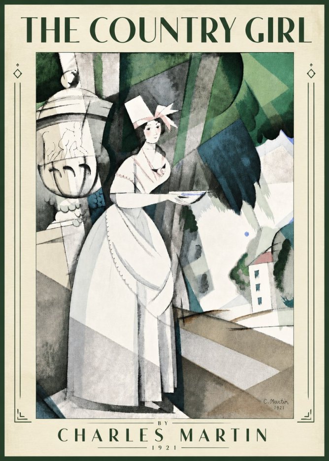 Charles Martin The Country Girl No5 - Poster
