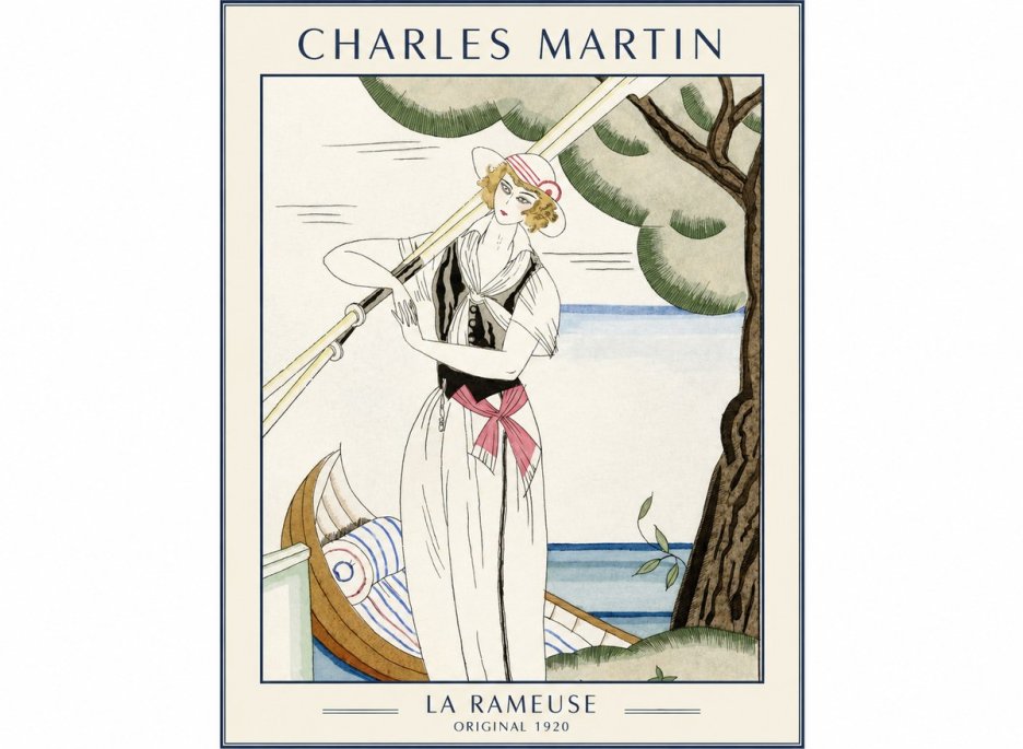 Charles Martin La Rameuse No1 - Poster