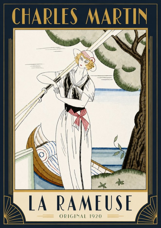 Charles Martin La Rameuse No6 - Poster