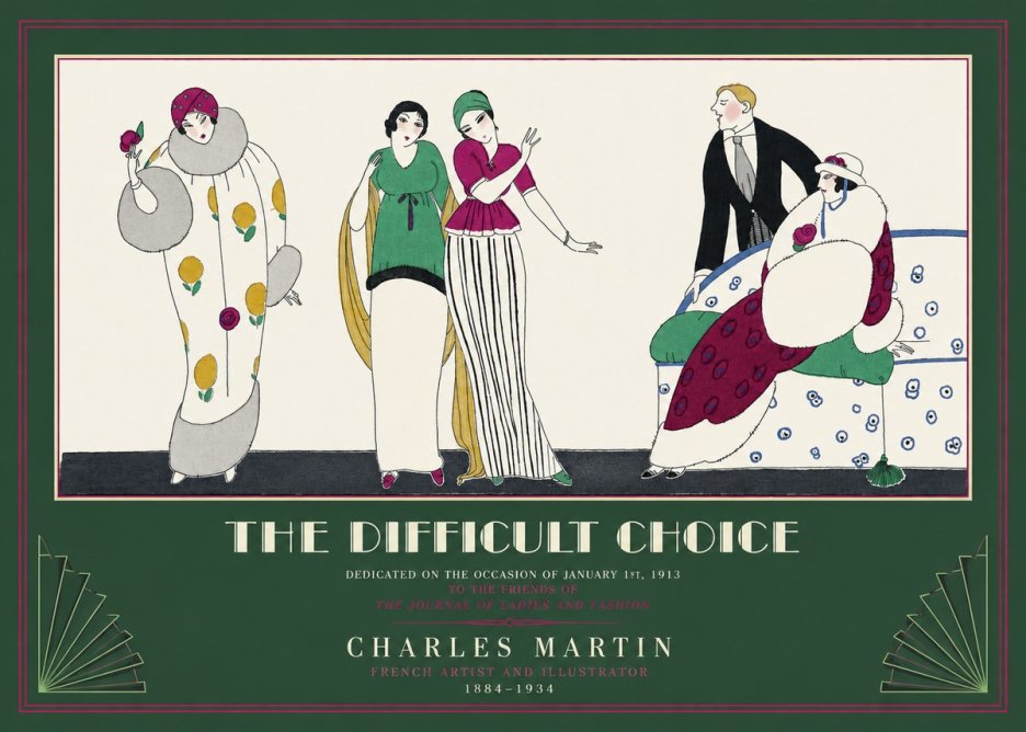 Charles Martin The Difficult Choice No2 - Poster